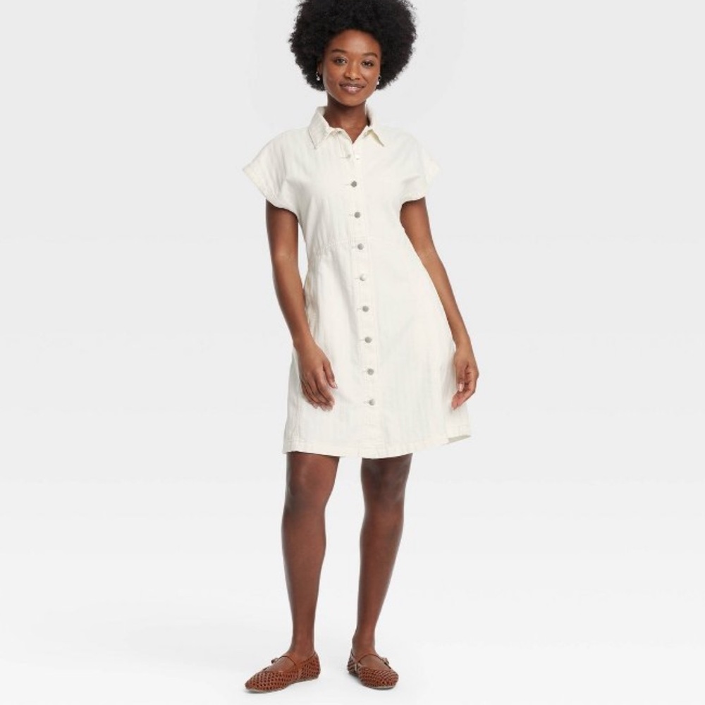 Women's Denim Flouncy Dress